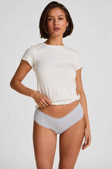 Hunkemöller Brazyliany w kształcie litery V London Niebieski
