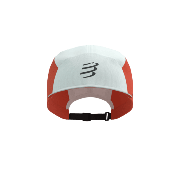 COMPRESSPORT Czapka biegowa 5 PANEL CAP star white/tigerlily