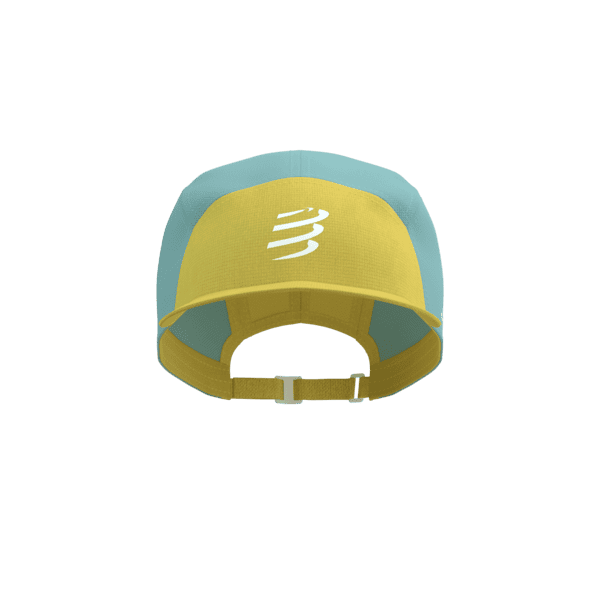 COMPRESSPORT Czapka biegowa 5 PANEL CAP lemon/ether