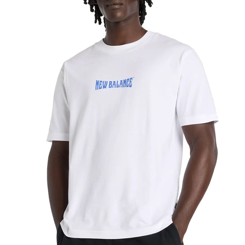 Koszulka męska New Balance MT61B2STWT - biała