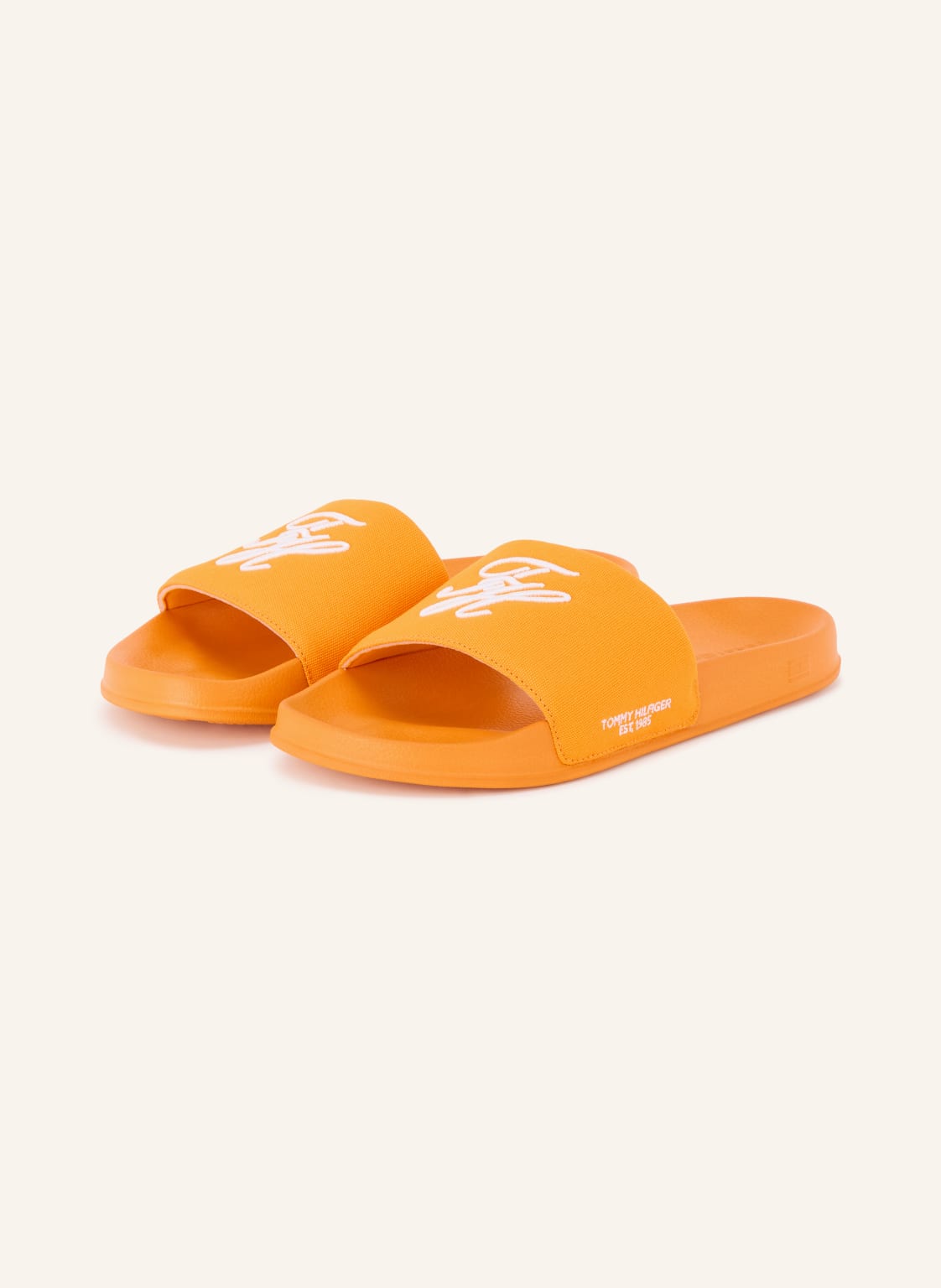 Tommy Hilfiger Klapki orange