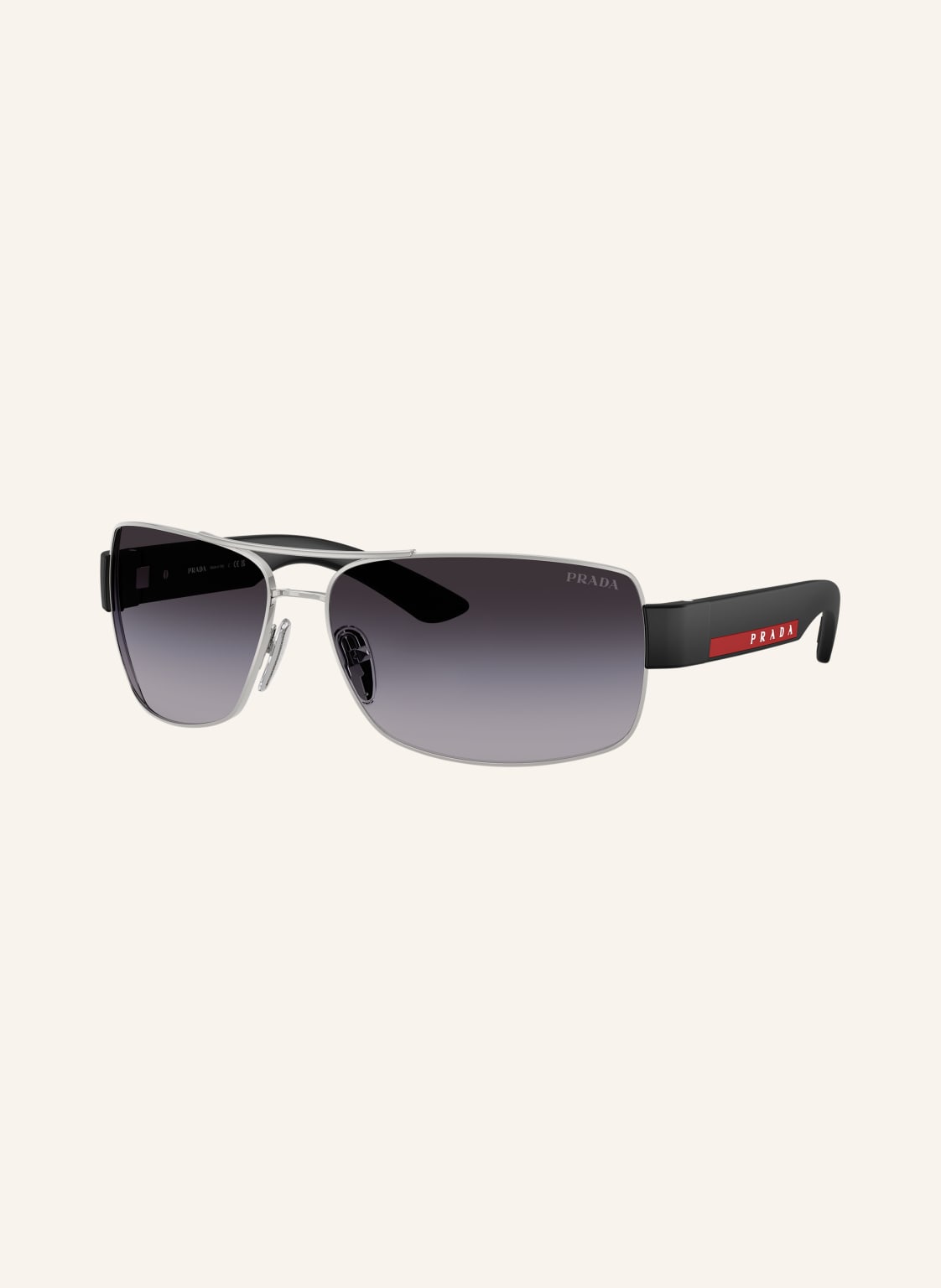 Prada Linea Rossa Okulary Przeciwsłoneczne Ps b52s silber