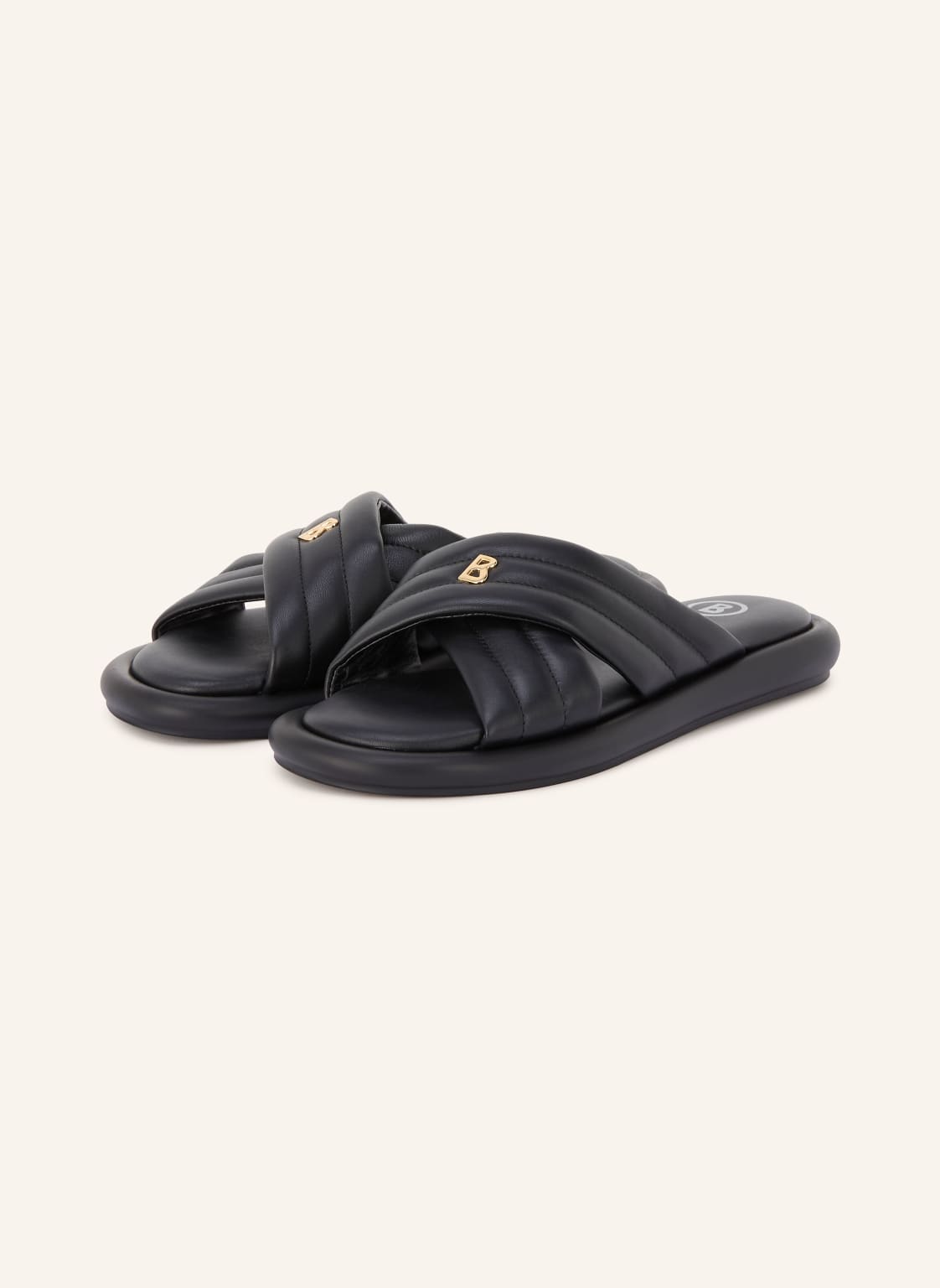 Bogner Klapki Portofino schwarz
