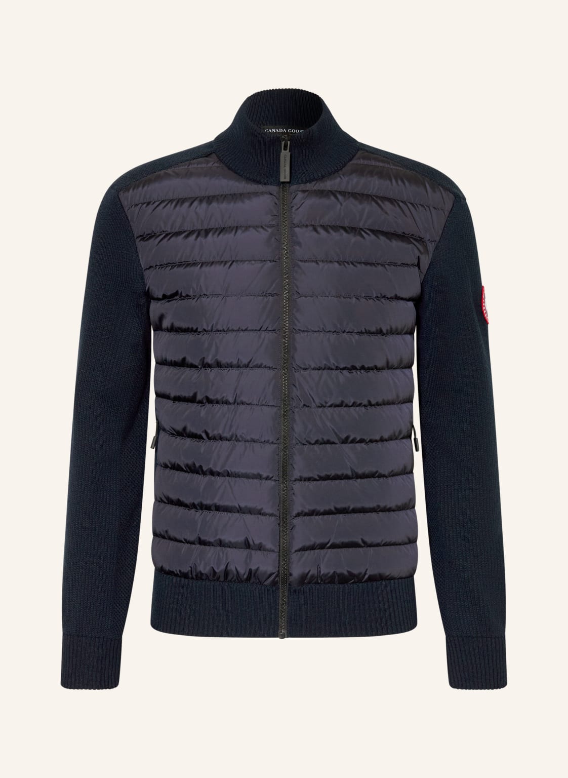 Canada Goose Kardigan Hybrdige Z Mieszanki Materiałów blau