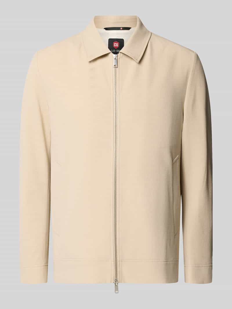 Kurtka z zamkiem błyskawicznym dwustronnym i wpuszczanymi kieszeniami