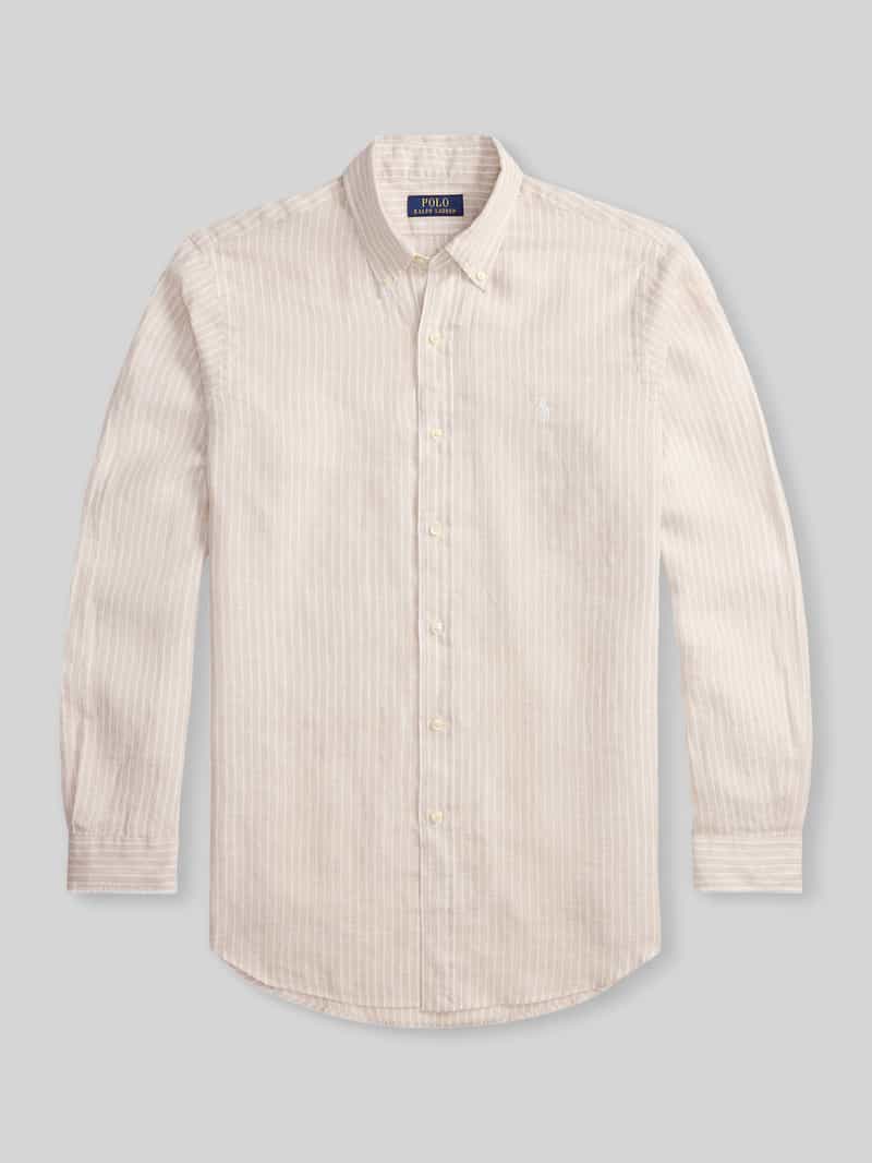 Koszula casualowa o kroju regular fit z czystego lnu