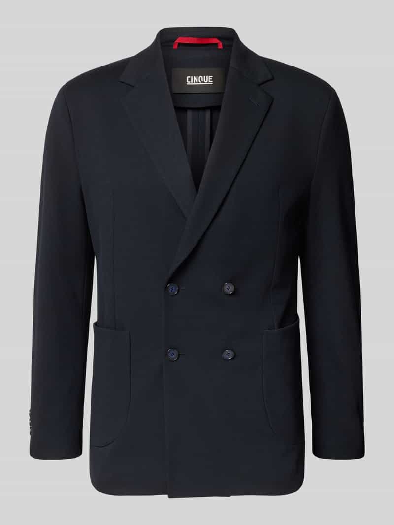 Marynarka o kroju slim fit z kołnierzem z połami model 'BERTUE'