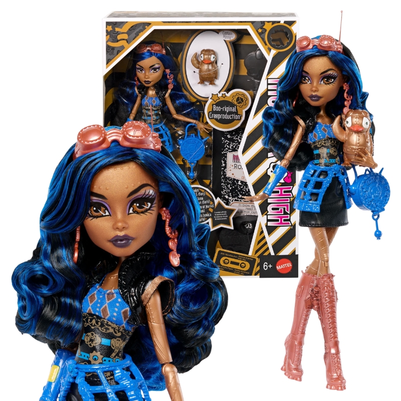 Monster High Reprodukcja Lalka Kolekcjonerska Robecca Steam + Akcesoria JHK59