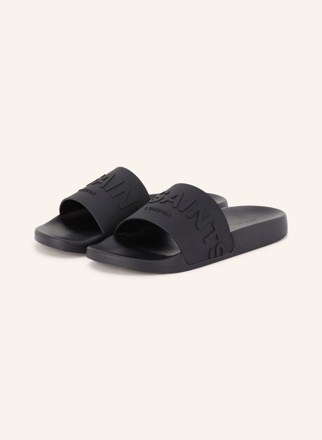 Allsaints Klapki Biggy schwarz