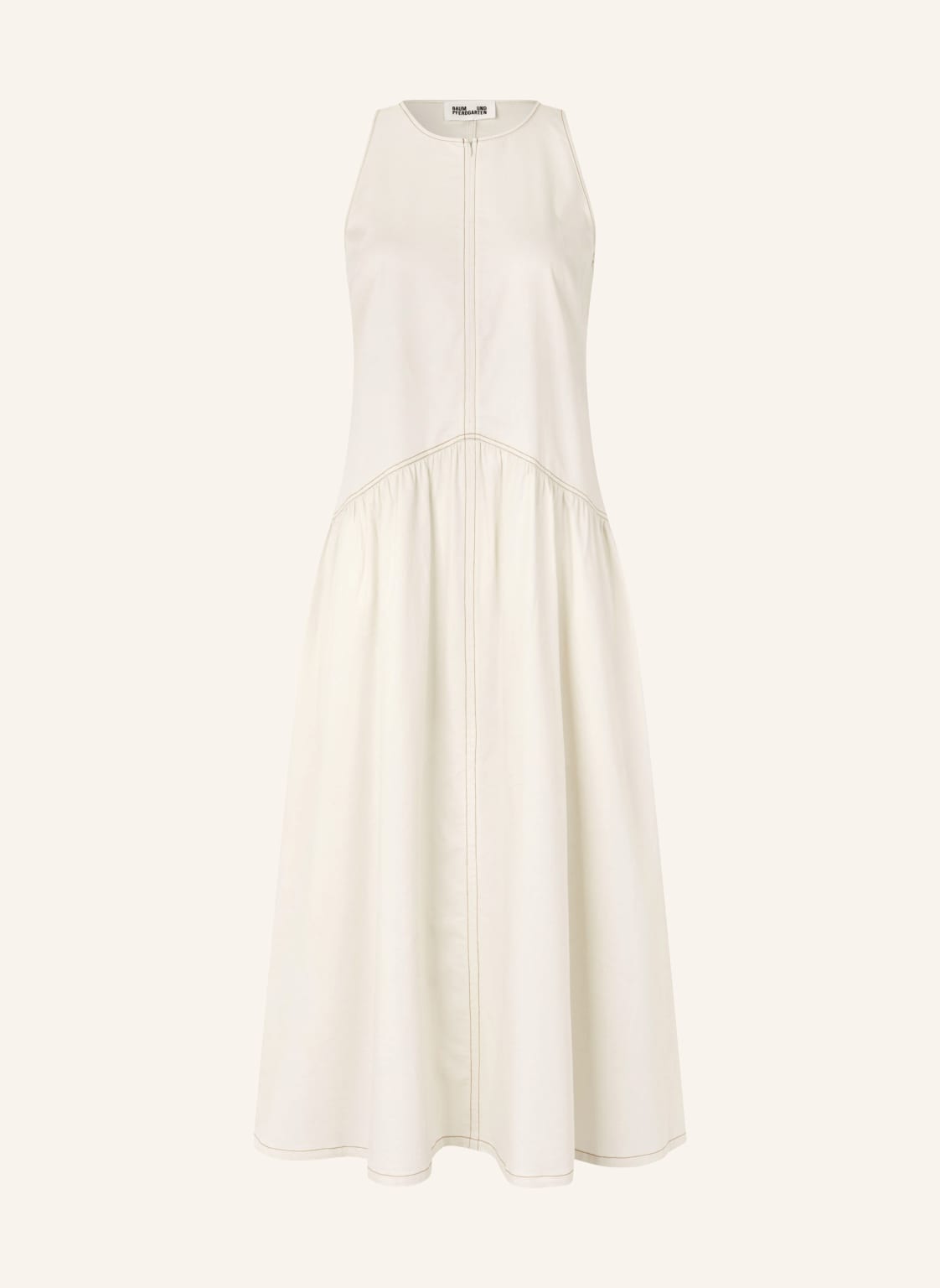 Baum Und Pferdgarten Sukienka Almina W Stylu Jeansowym beige