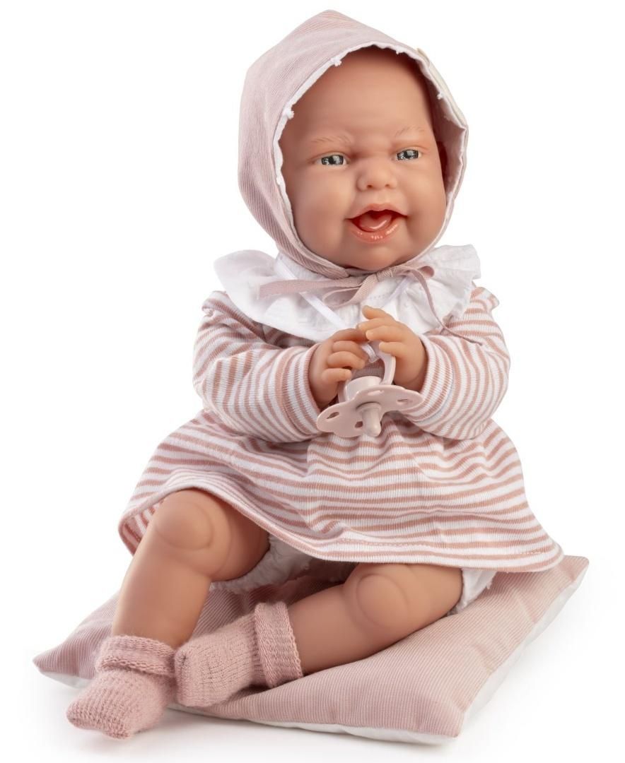 Lalka hiszpańska Clara gaworząca z poduszką 34cm