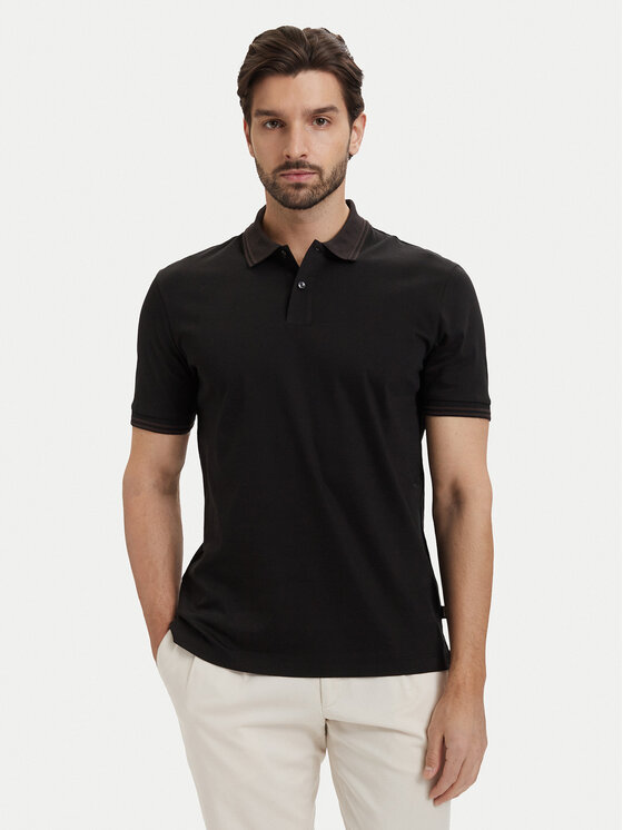 BOSS Polo H-Phillipson 238 50559654 Czarny Regular Fit