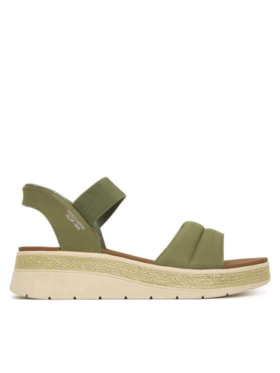Skechers Sandały BOBS Sun Ray 114413/OLV Zielony