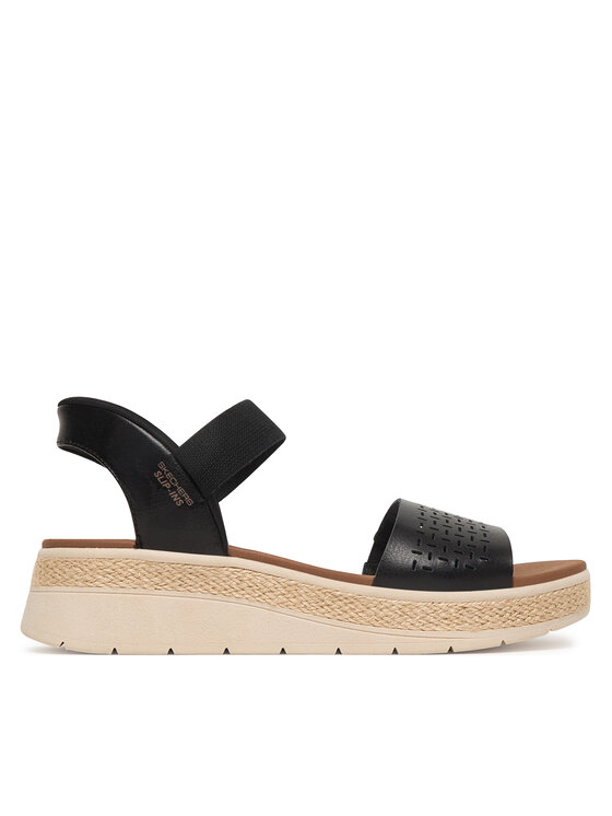 Skechers Sandały Bobs Sun Ray 114415/BLK Czarny