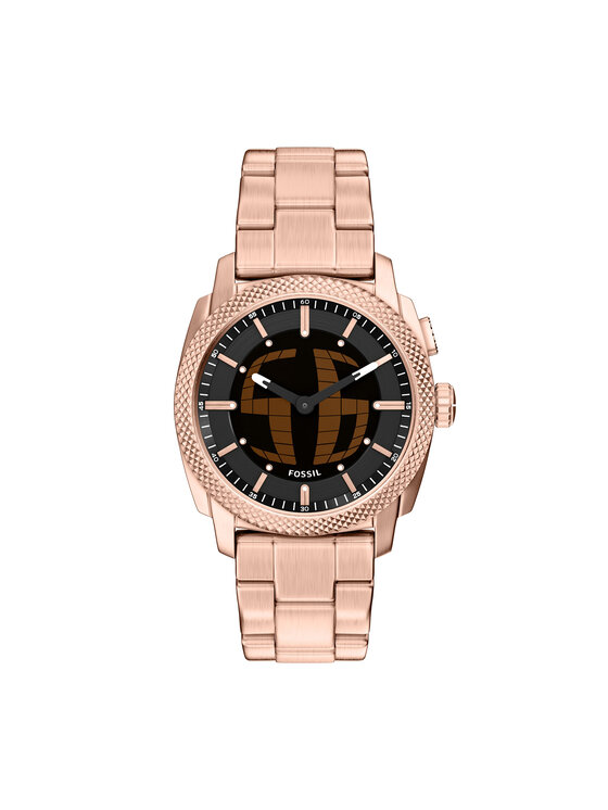 Fossil Zegarek Machine Big Tic FS6158 Różowe złoto
