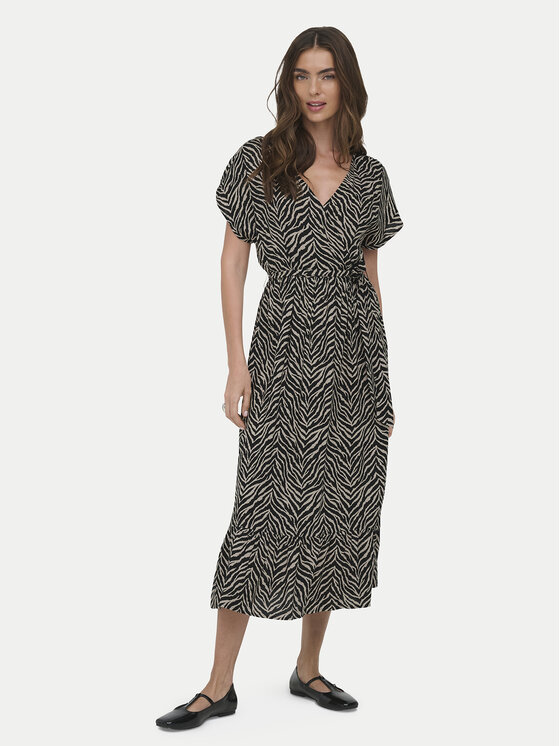 ONLY Sukienka codzienna Zilla Adele 15357778 Czarny Regular Fit