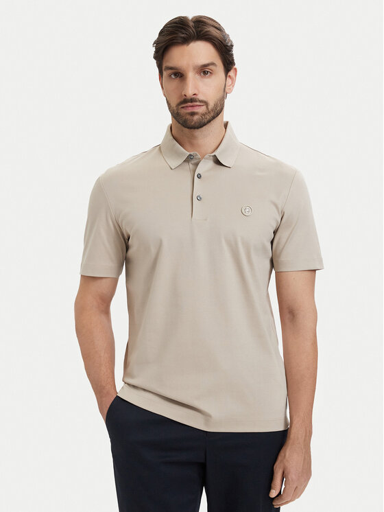 BOSS Polo C-Parris 50555829 Beżowy Regular Fit