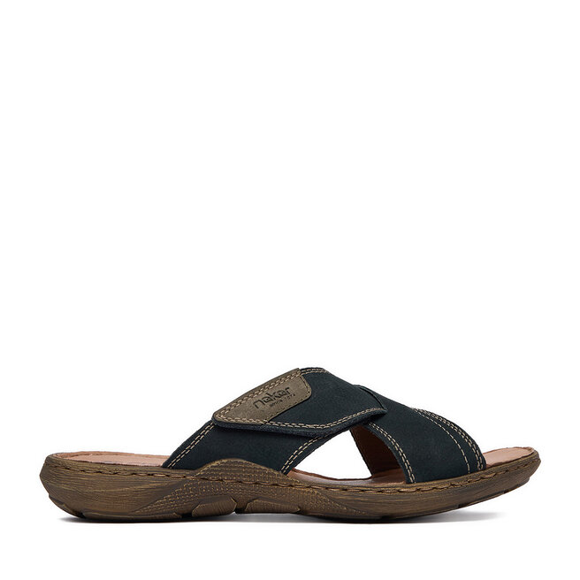 Klapki Rieker CEO-22089-14 Granatowy