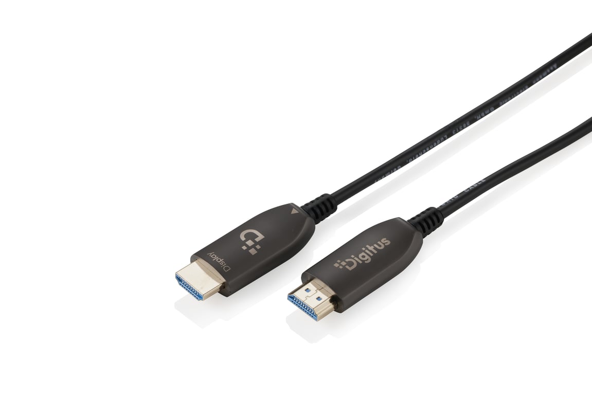 Digitus Hybrydowy kabel światłowodowy HDMI AOC, UHD 8K, 50 m