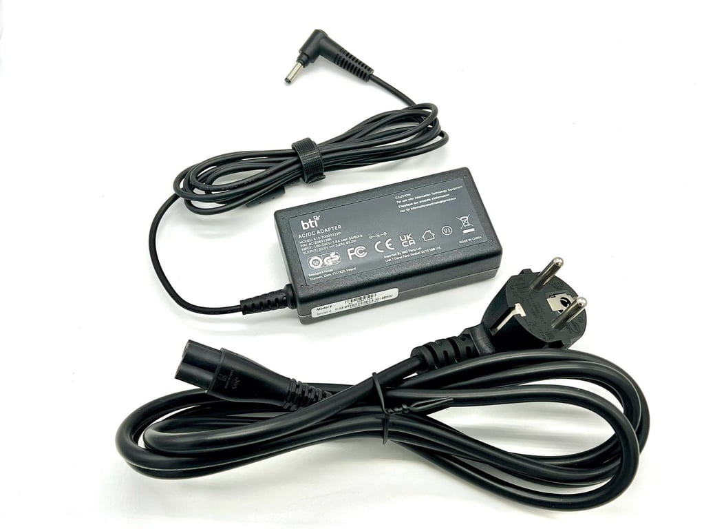 Origin Storage AC-2065139K-EU adapter zasilający/ inwentor Wewnętrzna 65 W Czarny