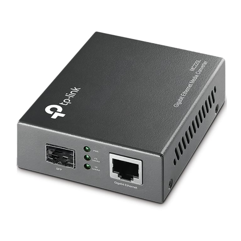 TP-Link MC220L(UN) konwerter sieciowy 1000 Mbit/s Multifunkcyjny, Pojedynczy Czarny