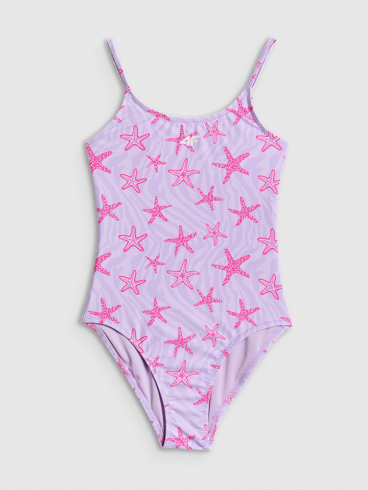 4F Kostium kąpielowy jednoczęściowy dziewczęcy - multikolor 134/140 (8-10 lat)