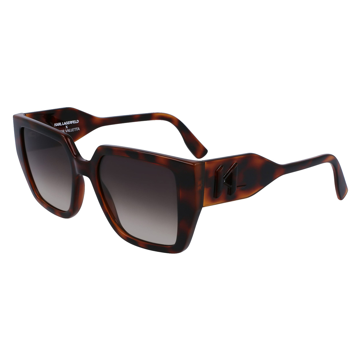 Okulary KARL LAGERFELD KL6098SN-240. Okulary przeciwsłoneczne, Kolor brązowy. Kobieta.