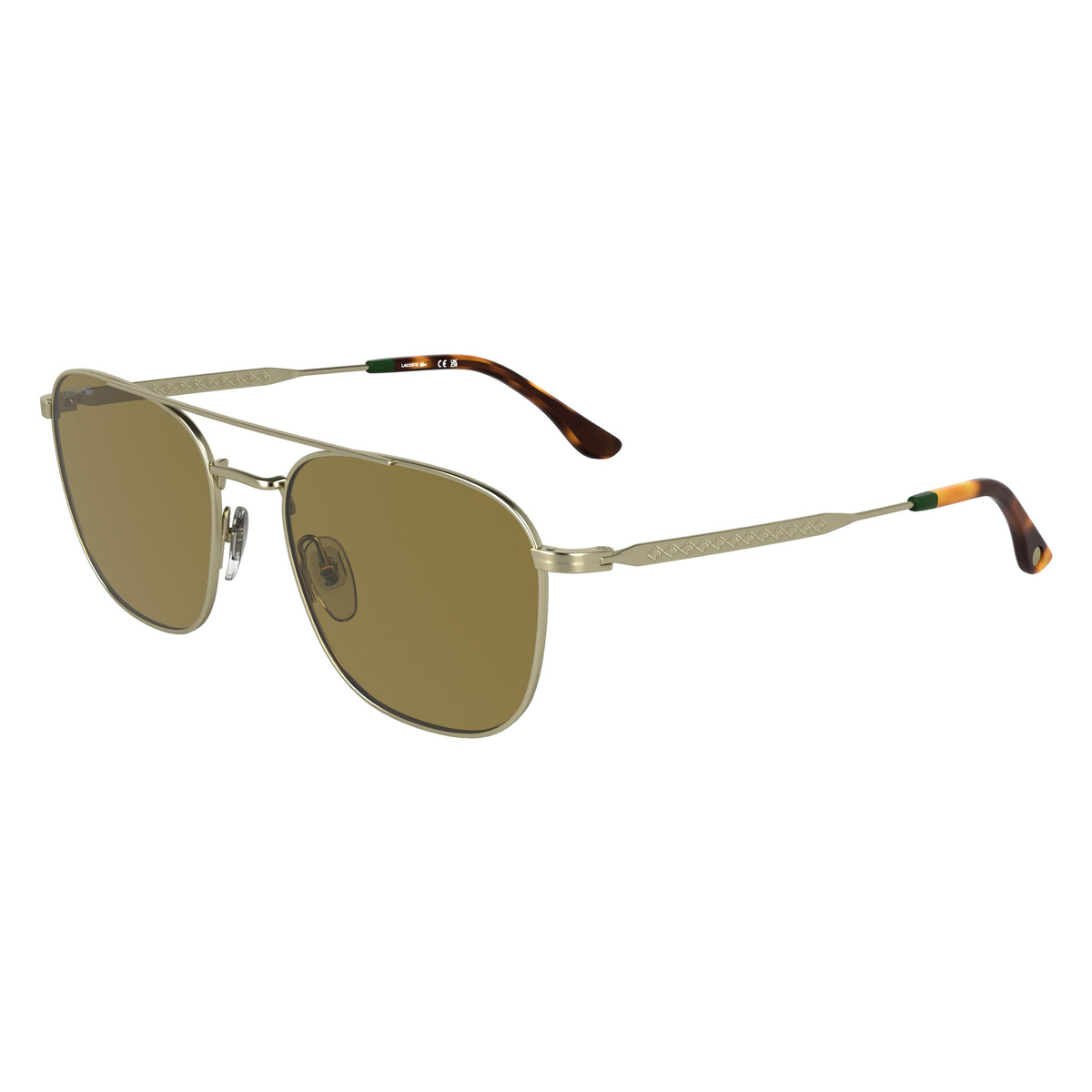 Okulary LACOSTE L269S-710. Okulary przeciwsłoneczne, Kolor złoty. Unisex.