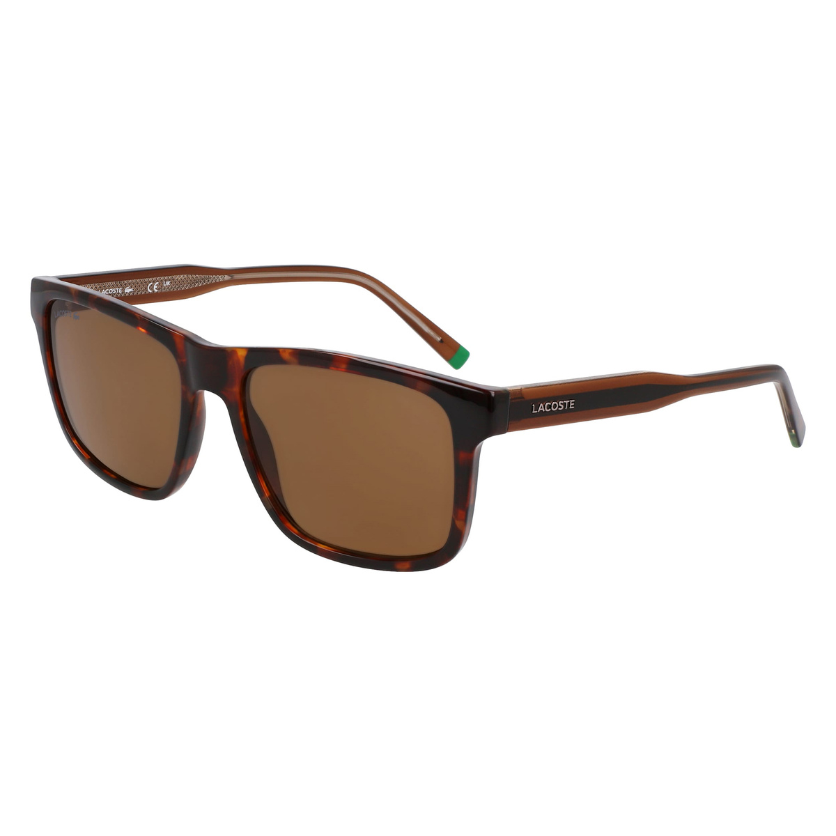 Okulary LACOSTE L6025S-219. Okulary przeciwsłoneczne, Kolor brązowy. Mężczyzna.