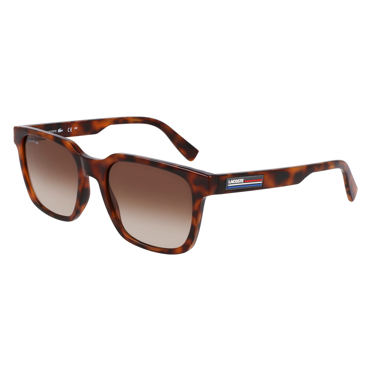 Okulary LACOSTE L6028S-214. Okulary przeciwsłoneczne, Kolor brązowy. Mężczyzna.