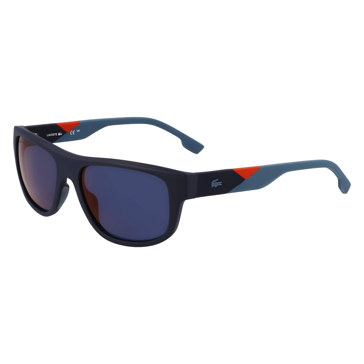 Okulary LACOSTE L6042S-424. Okulary przeciwsłoneczne, Kolor niebieski. Mężczyzna.