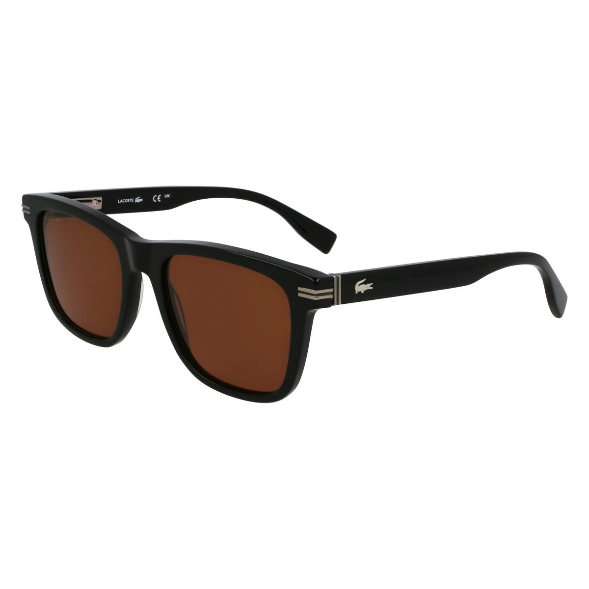Okulary LACOSTE L6045S-1. Okulary przeciwsłoneczne, Kolor czarny. Mężczyzna.