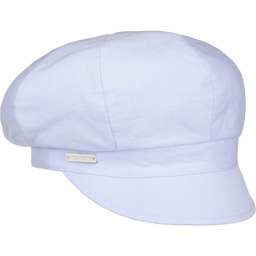 Czapka Newsboy Chambry by Seeberger, jasnoniebieski, One Size