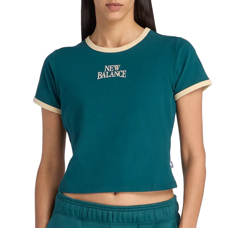 Koszulka damska New Balance WT61Y33QAAV - zielona