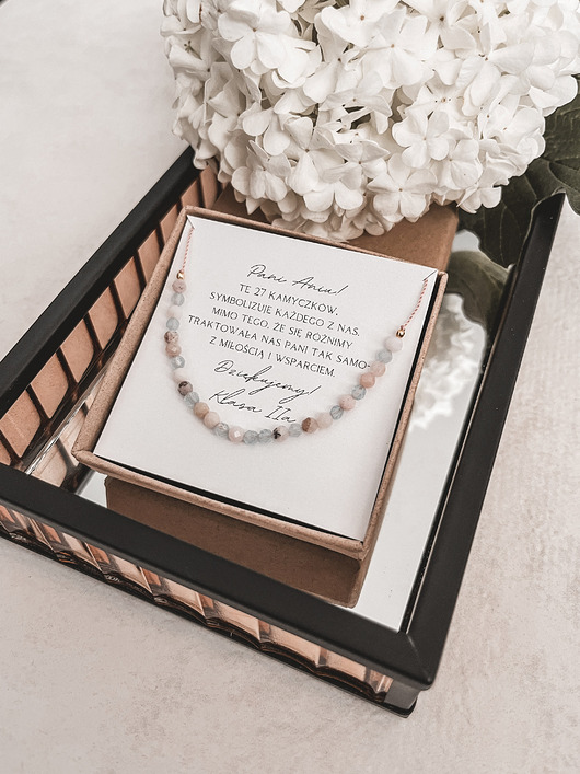 Bransoletka Class prezent dla Wychowawczyni na zakończenie roku