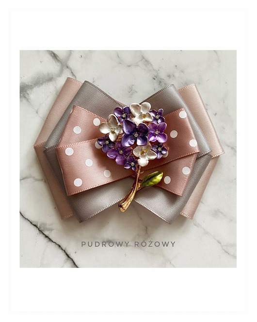 Brosza Hortensja z kwiatowej kolekcji NEW