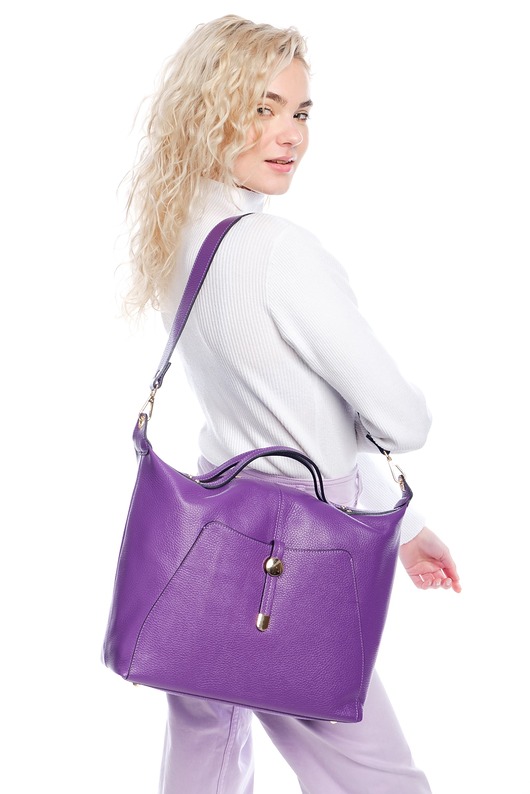 Torba skórzana Shopper - mieści format A4 (7007)