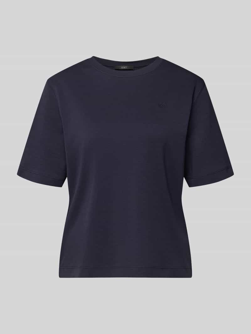 T-shirt z wyhaftowanym logo model 'SVEHA'