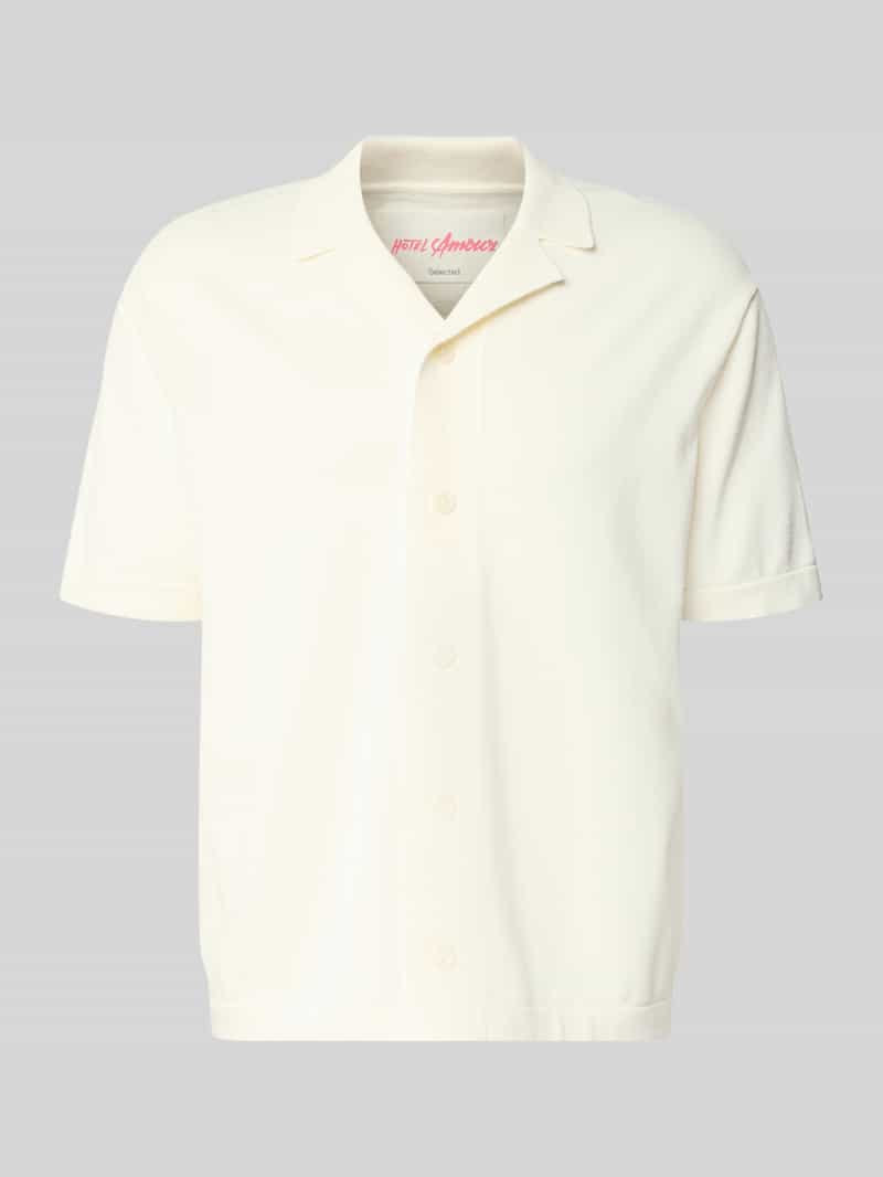 Kardigan rozpinany o kroju regular fit z czystej bawełny model 'AMOUR'