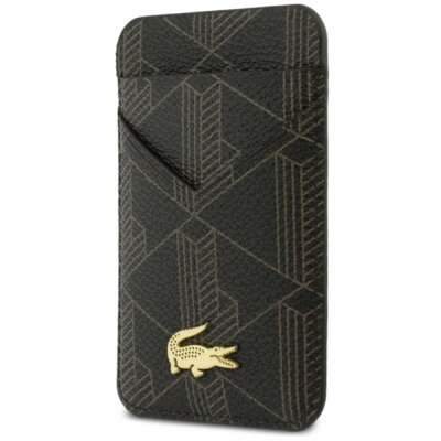 Portfel LACOSTE PVC Blend MagSafe Brązowy