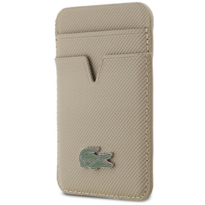 Portfel LACOSTE Petit Pique MagSafe Taupe