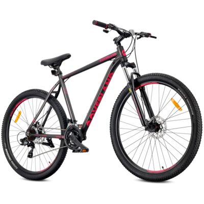 Rower górski MTB TATRA Overland U21 29 cali Czarno-fuksjowy