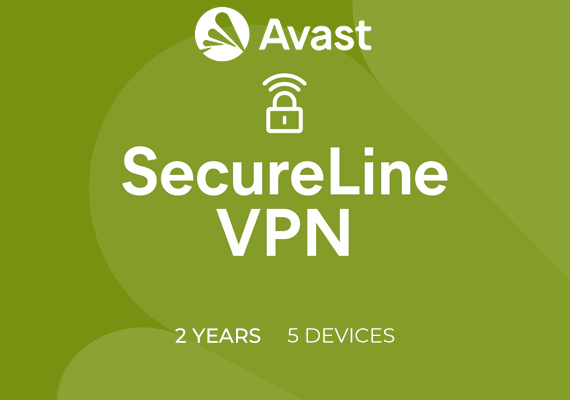 Avast SecureLine VPN 2 Year 5 Devices Key - GLOBAL