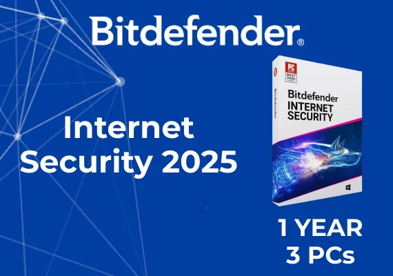 Bitdefender Internet Security 2025 (1 Year / 3 PCs) Key - GLOBAL