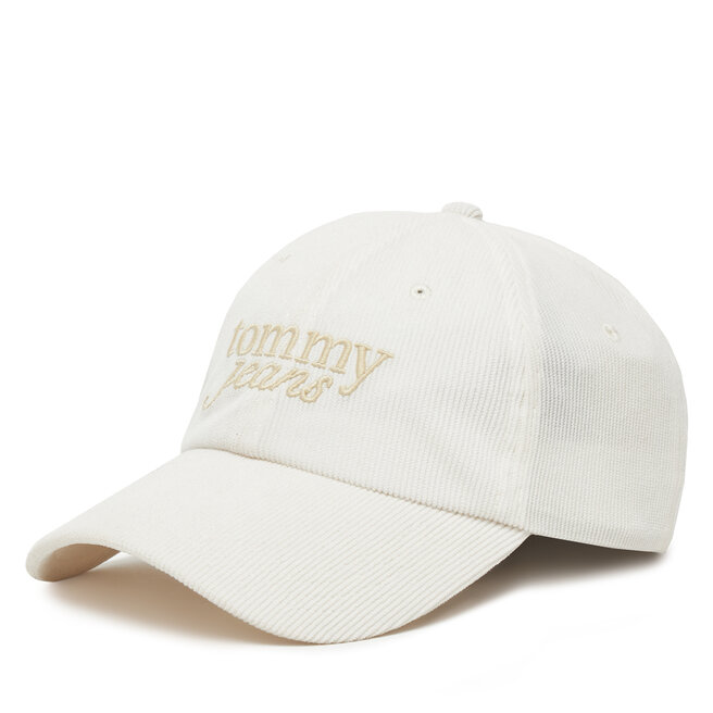 Czapka z daszkiem Tommy Jeans Script AW0AW17908 Écru