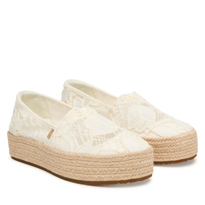 Espadryle Toms Valencia 10023045 Beżowy