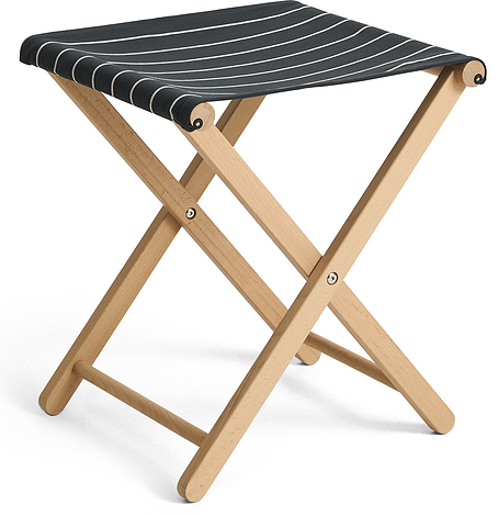 HAY Stołek składany Outdoor Market czarny