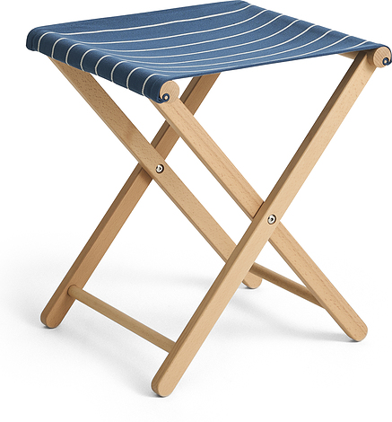 HAY Stołek składany Outdoor Market niebieski