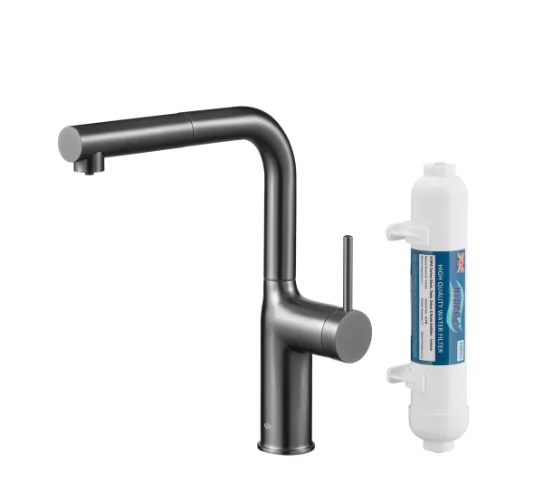 KFA Armatura Duero Pure Move Pull-Out 6623-422-61 Grafitowy Stal szlachetna
