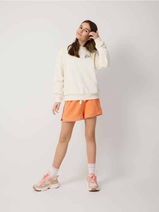 Reserved - Sportowe szorty - pomarańczowy